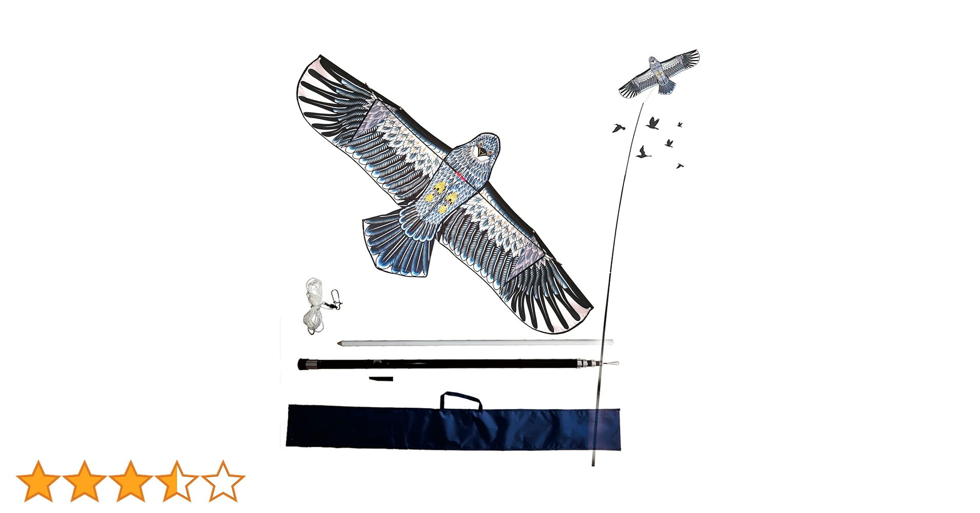 Amazon | eyijklzo 鳥よけ 鷹 カイト イーグル カラスよけ 鳩よけ